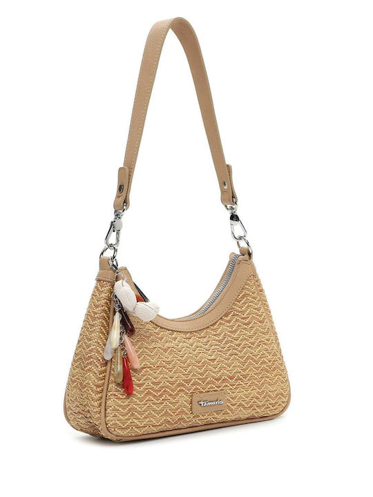 Damentasche Schulter Beige