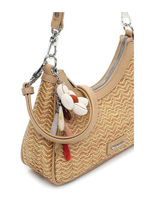 Damentasche Schulter Beige