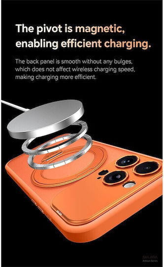 Sulada Back Cover Din Plastic Portocaliu (iPhone 17 Pro Max)