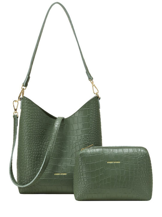 Damen-Schultertasche Grün