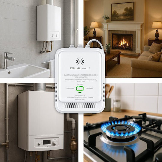 Qoltec Natural Gas Detector Wi-Fi
