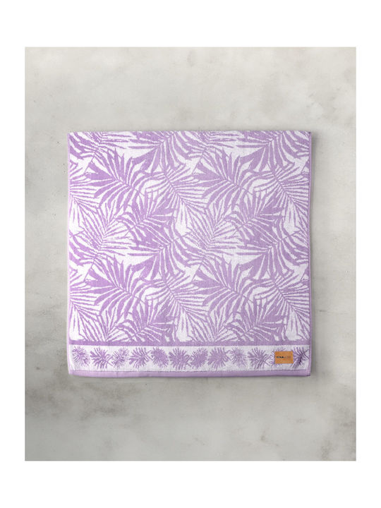 Nima Bath Towels Set of 2 Pieces Purple Weight 480gsm