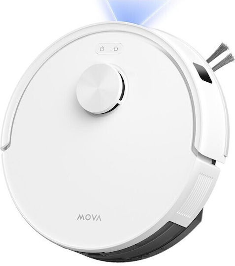 Mova E20S Pro Roboter-Staubsauger mit Laser-Kartierung und Saugkraft 5000Pa Weiß