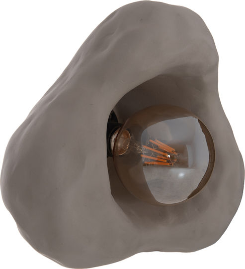 HomeMarkt Luxon Wall Lamp with E27 Socket Grey 28x15cm