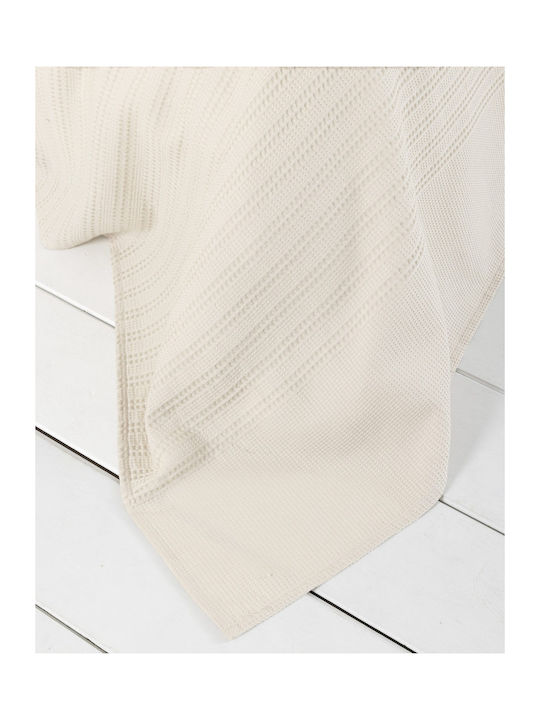 Nima Κουβέρτα Πικέ Υπέρδιπλη 220x240εκ. Dune Sand Beige