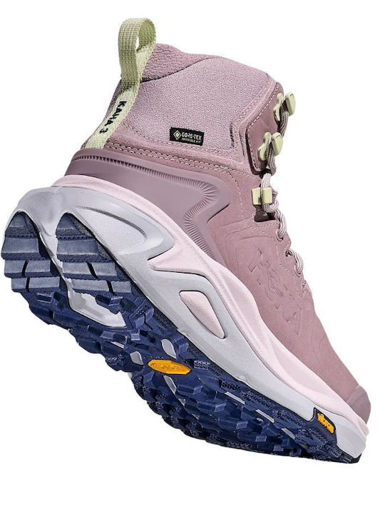 HOKA Kaha Women's Hiking Boots Waterproof With Gore-Tex Membrane Purple