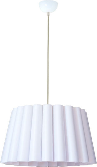 Veis Aether White Ceiling Light With E27 Socket 42x42x25cm