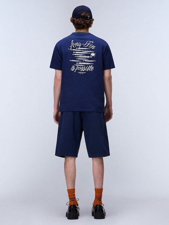 T-shirt Navy Μπλε