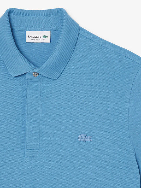 Polo Short Sleeve Blouse Light Blue