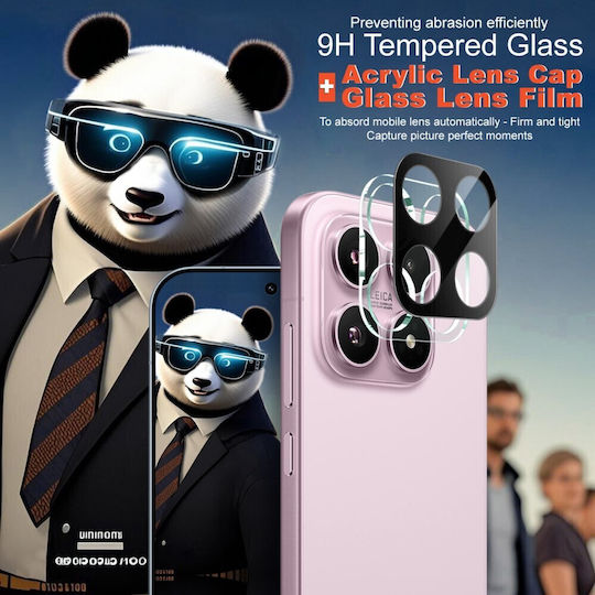 Imak Προστασία Κάμερας Tempered Glass Μαύρο για το Xiaomi 17 5g