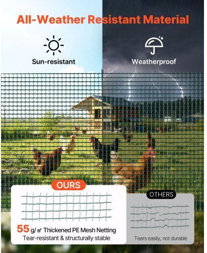 Vevor Green Wire Fencing 0.9x25m
