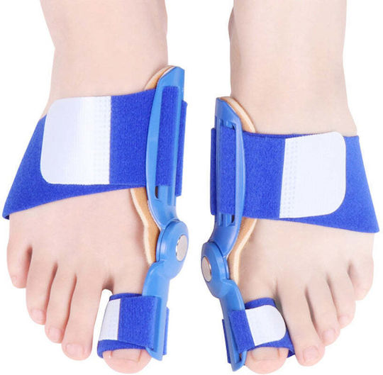 Set 2 Corectoare Bunion Linovit Reduce Inflamația Ameliorează Durerea Reglabil Albastru
