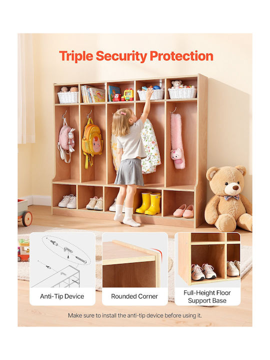 Wooden Wall Cabinet Brown