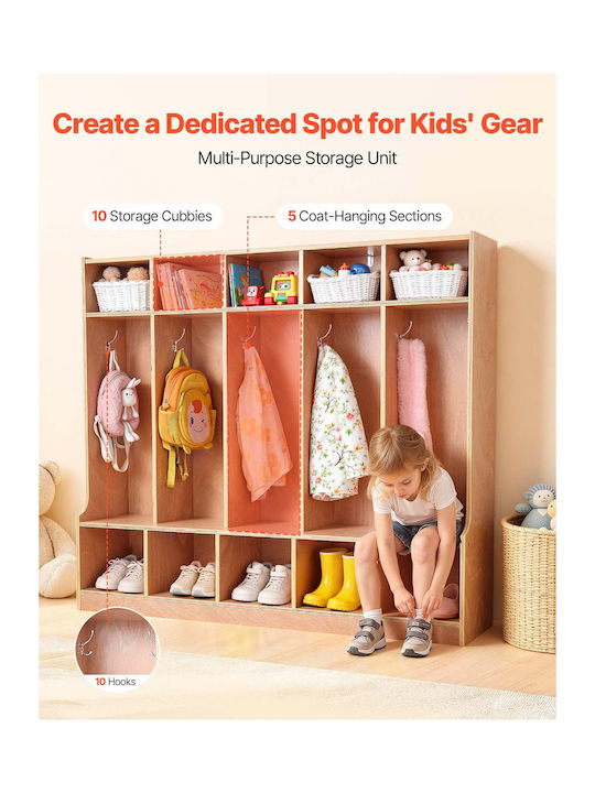 Wooden Wall Cabinet Brown