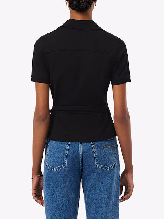Γυναικεία Polo Μπλούζα Κοντομάνικη Black