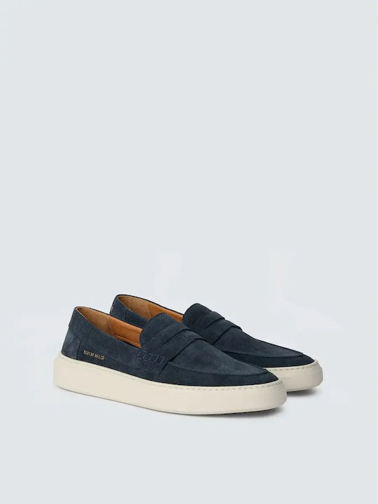 Brice Tonal Suede Herren Sneakers Blau