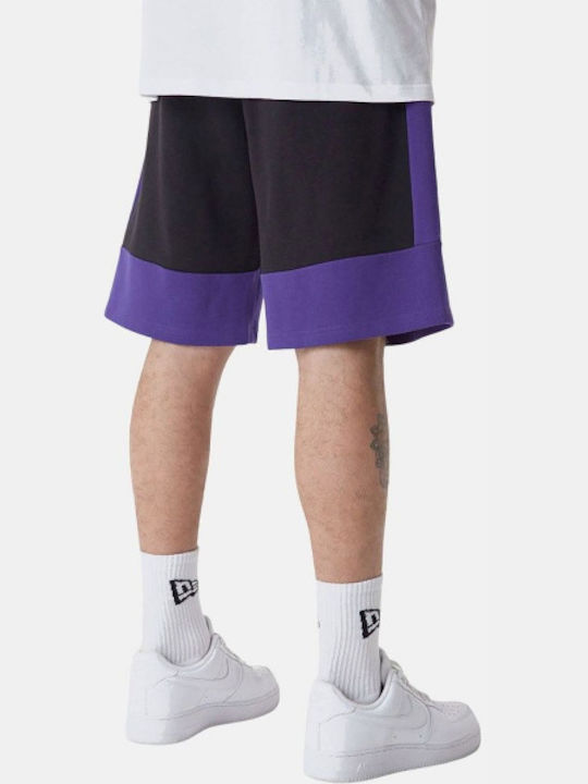 New Era Lakers Αθλητική Ανδρική Βερμούδα Μαύρη