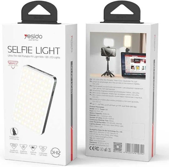 Yesido Blitz Pentru Selfie în Culoare Negru