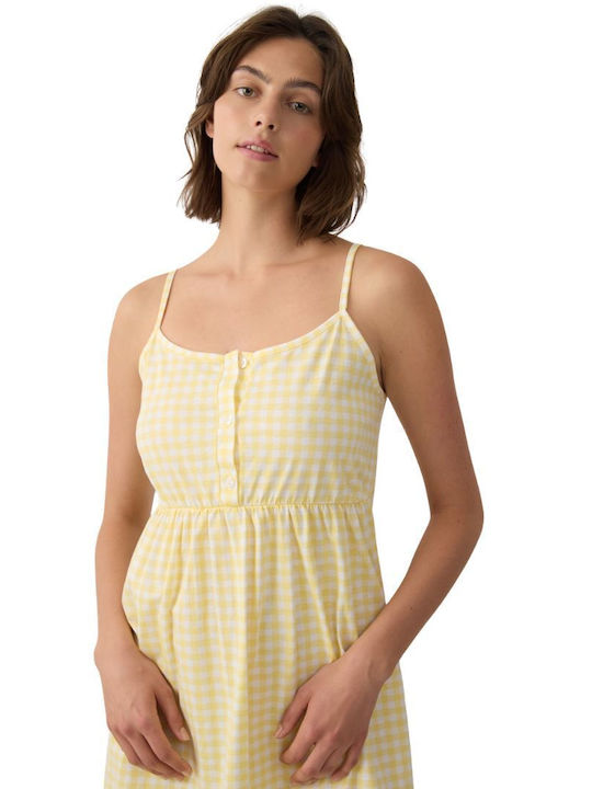 Minerva Summer Women's Nightgown Yellow Soft