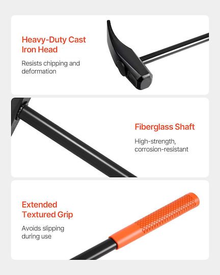 Bead Separator Wedge Tire Rim Vevor Handle 810 Mm Tire Hammer Duckbill Heavy Duty Bead Separation Tool & Iron Duckbill Cast Iron Head Motorcycles Cars Buses Trucks ATV UTV Tractors