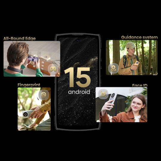Egoboo Panther 2 Dual SIM (4/128GB) Ανθεκτικό Smartphone Μαύρο