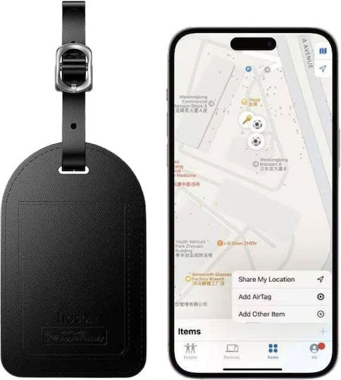 Hoco E91H Apple Find My Μαύρο