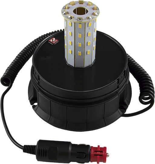 JBM Far Auto LED 12 / 24V Impermeabil cu Portocaliu Iluminare