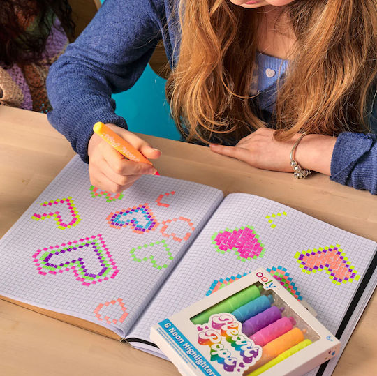 Ooly Drawing Markers Neon Set 6 Colours