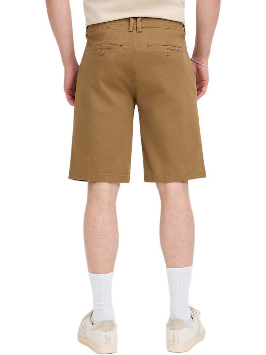Blend Pantaloni Scurți Bărbați Chino Maro
