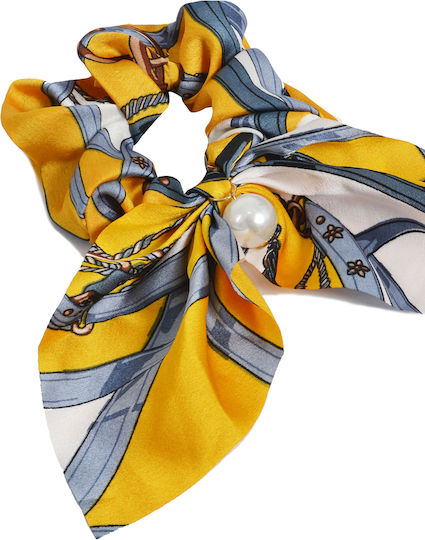 Samt Scrunchy Reiterei Design Perle