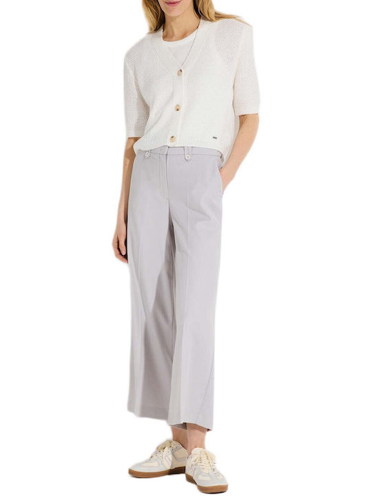 Women's Gray Suit in Straight Leg Style