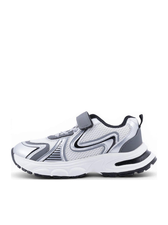 Παιδικά Sneakers με Σκρατς Λευκά