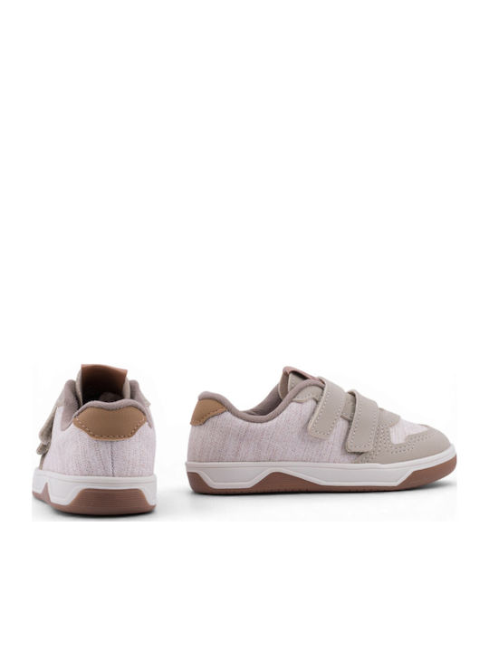 Kids Sneakers Beige with Lights