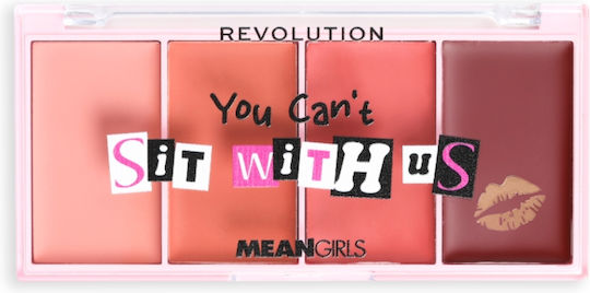 Revolution Beauty Παλέτα με Ρουζ x Mean Girls On Wednesdays We Wear Cream Blush