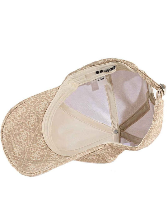 Καπελο Guess Calliope 4g Jokey Cap Beige Καπελο Guess Calliope 4g Jokey Cap Beige