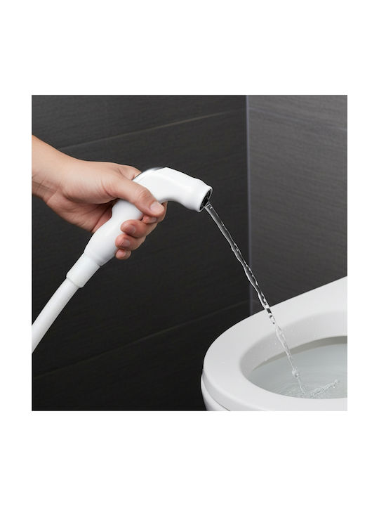 Avizar Spa-style Shower Head Soft Rain Effect Silicone Nozzle White