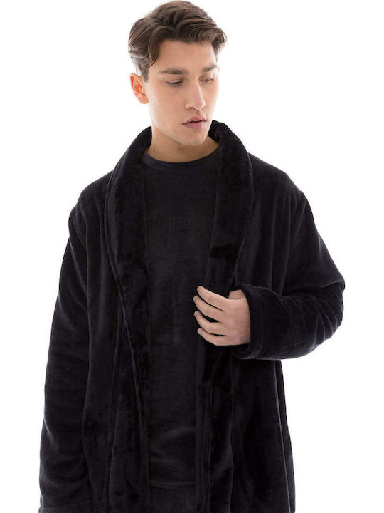 Ulisse Robe De Iarnă Pentru Bărbați Neagră