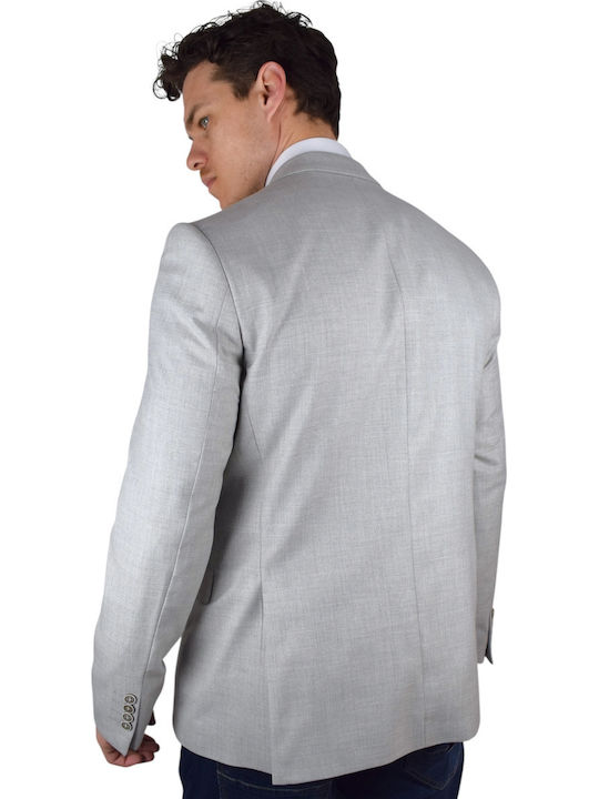 Men’s Suit Jacket Light Gray