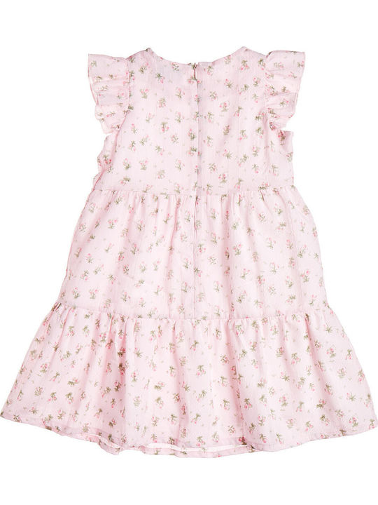 Rochie Fetiță Tulle Floral Roz