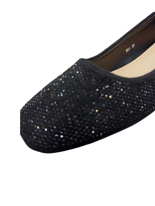 Damen Ballerinas in Schwarz Farbe