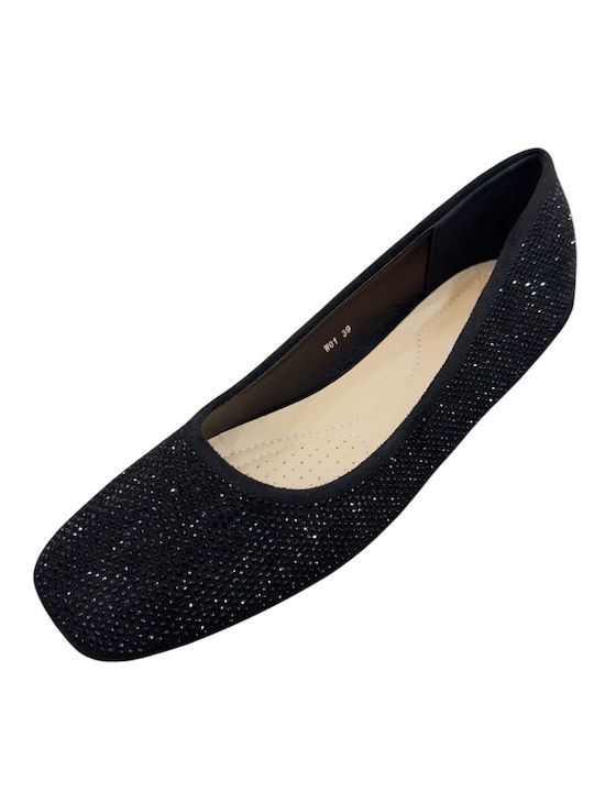 Damen Ballerinas in Schwarz Farbe