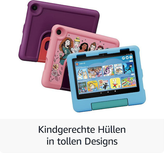 Amazon Fire HD 8 Kids (2024) 8" Tablet (3GB/32GB) Disney Princess