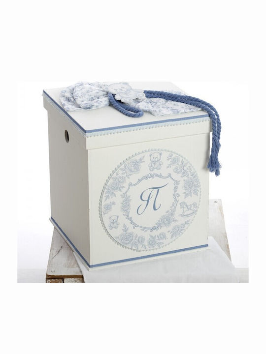 Bellissimo Blue Monogram Heritage Βαπτιστικό Πακέτο