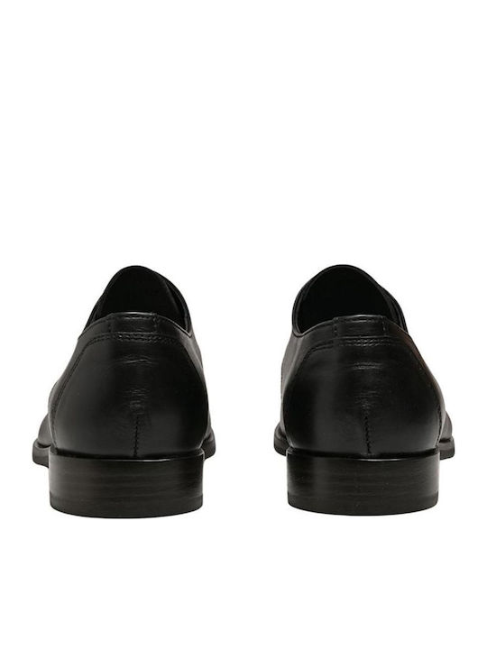 Leather Men's Casual Shoes Black