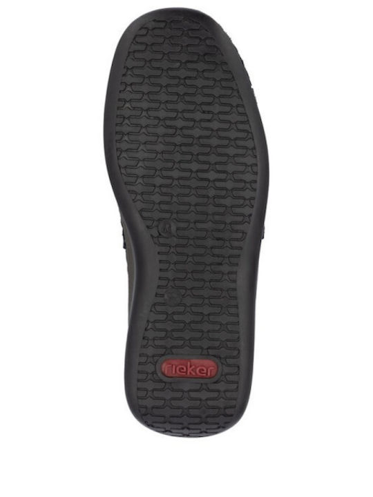 Herren Freizeitschuhe Leder Blau