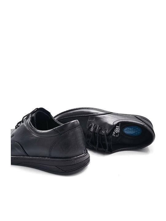 Leather Men's Casual Shoes Black