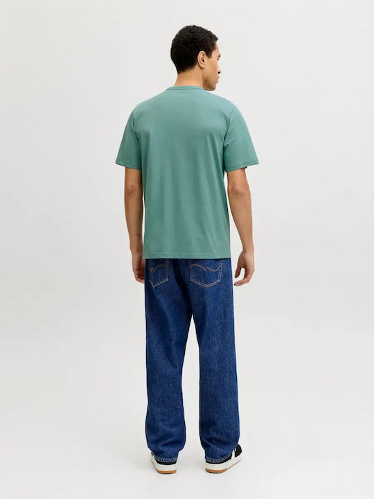 Crew Neck T-Shirt Mineral Blau