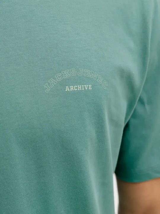 Crew Neck T-Shirt Mineral Blau