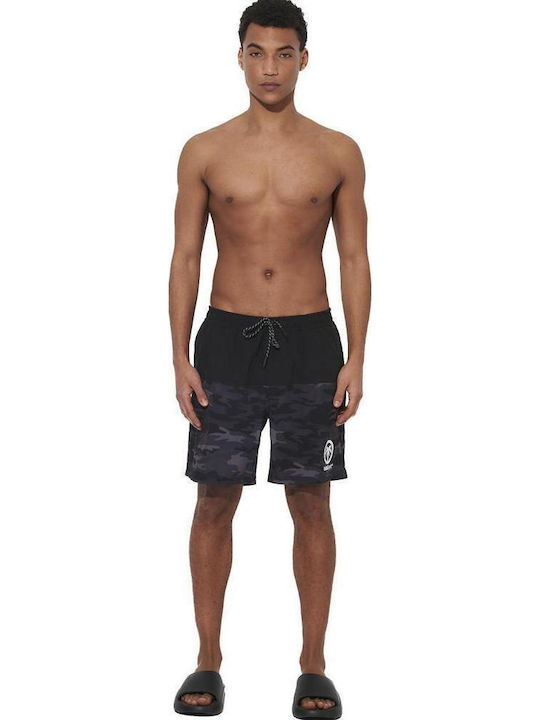 Men's Swimwear Bermuda Camo Black Camo