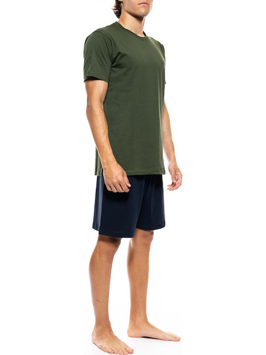 Ulisse Summer Men's Pyjamas Oil Green